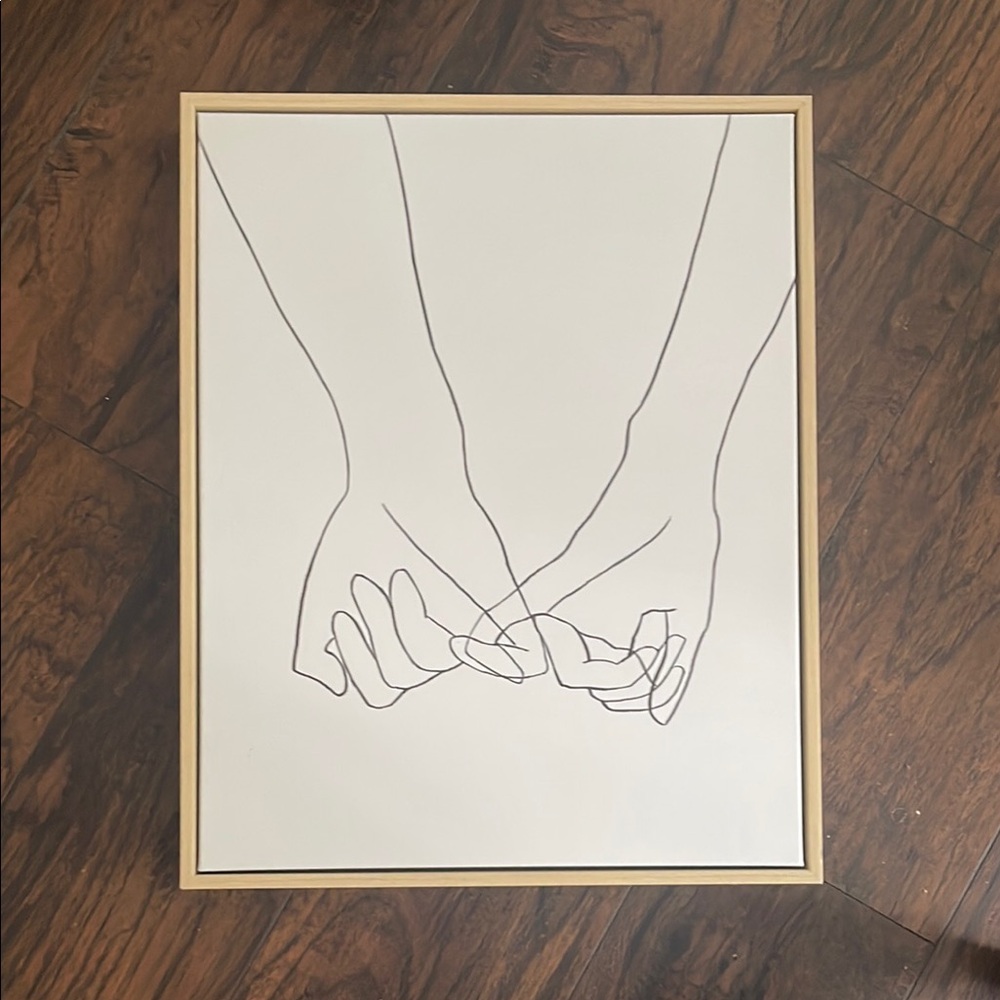 Hands Frame Abstract 16x20